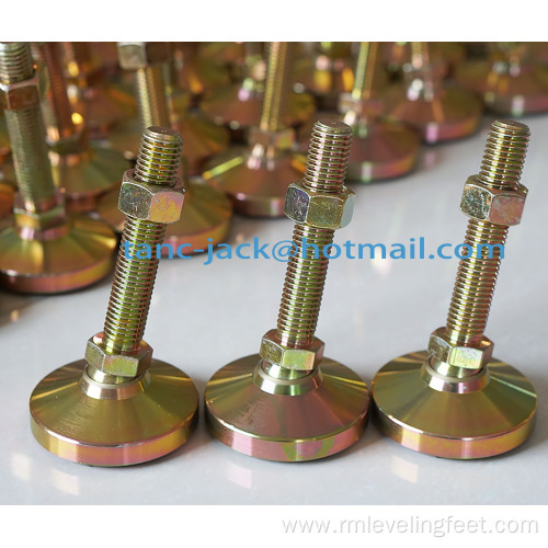 Corrosion-resistant equipment leveling feet